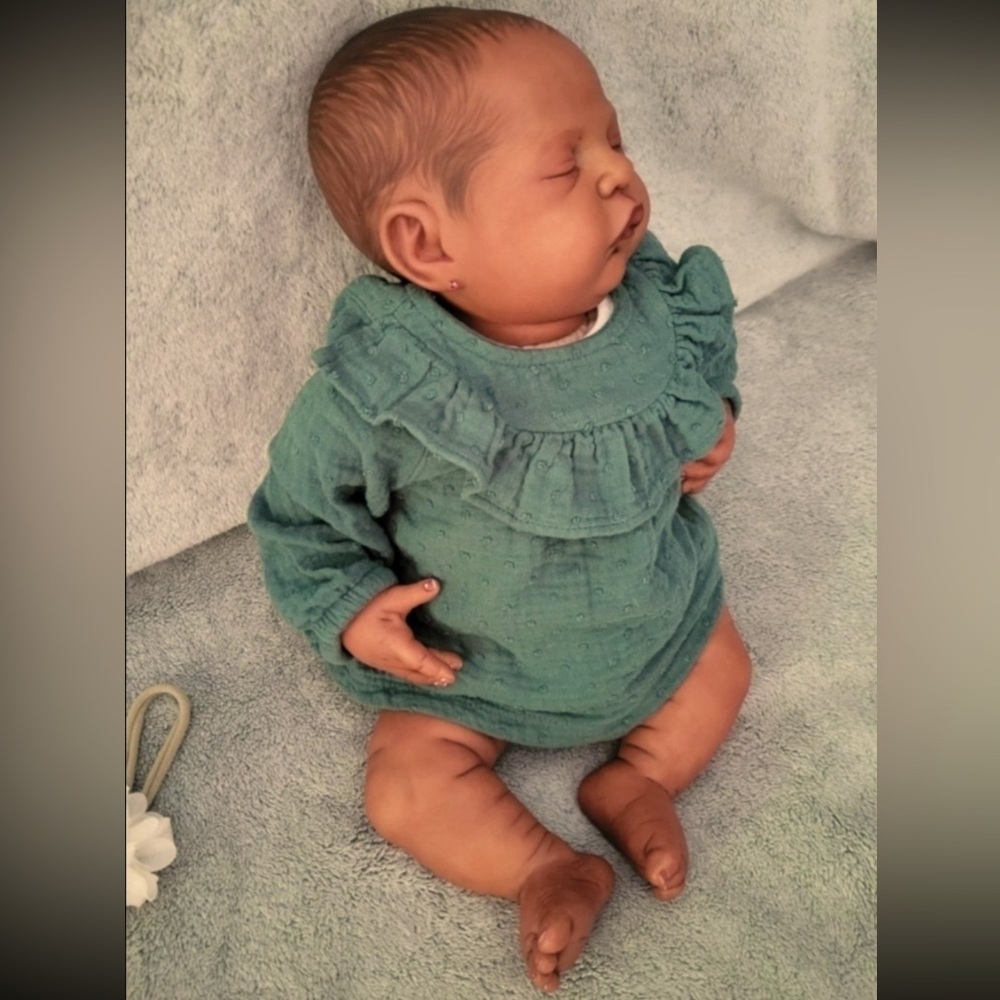 Handmade authentic high end Reborn Realborn doll Cecily by the late Adrie Stoete - Picture 2 of 13